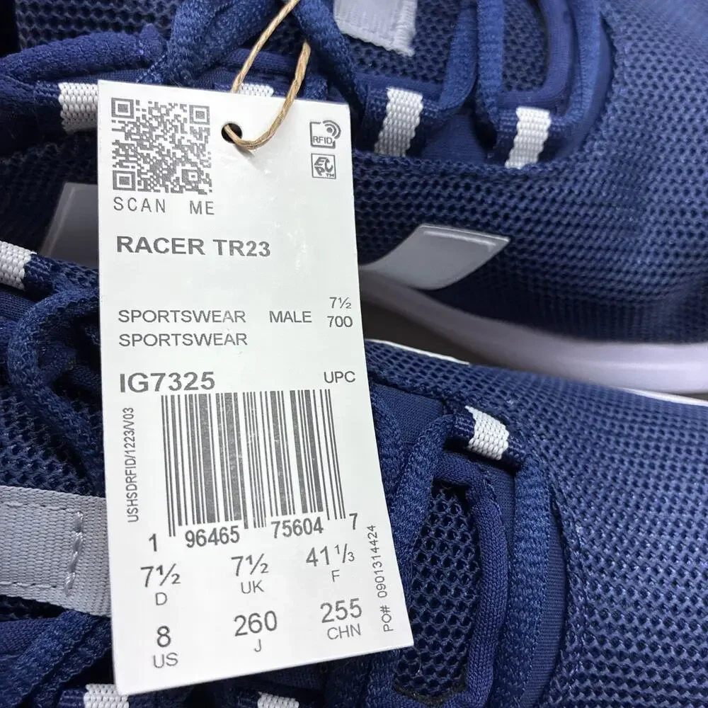 ADIDAS TR23 NAVY BLUE Cloudfoam SIZE 7.5 RUNNING SHOES TRAINING GYM SHOES - Picture 6 of 6